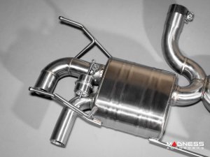 Jaguar F-TYPE Performance Exhaust System - MADNESS - 5.0L V8 - Dual Side Exit - Vacuum Valve Design - Black Chrome Exhaust Tips Jaguar F-TYPE Performance Exhaust System - MADNESS - 5.0L V8 - Dual Side Exit - Vacuum Valve Design - Black Chrome Exhaust Tips